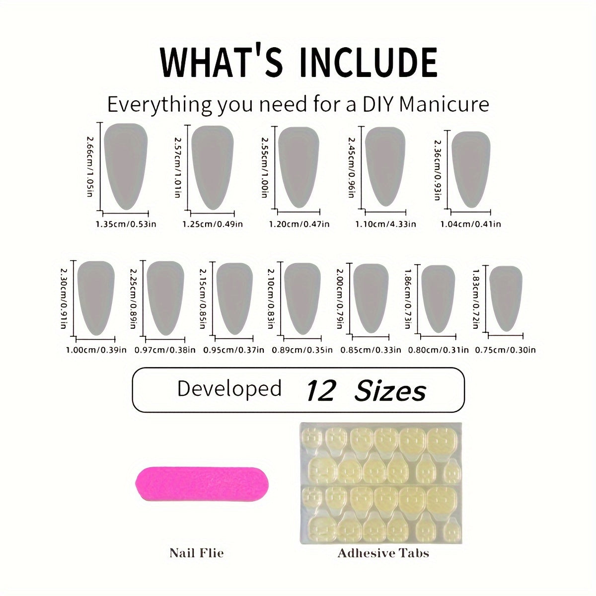Medium Almond Zebra Print Design Nails