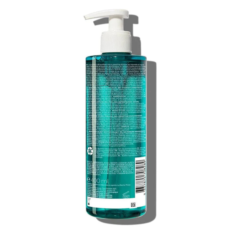 La Roche-Posay EFFACLAR Micro Peeling Purifying Gel cleanser