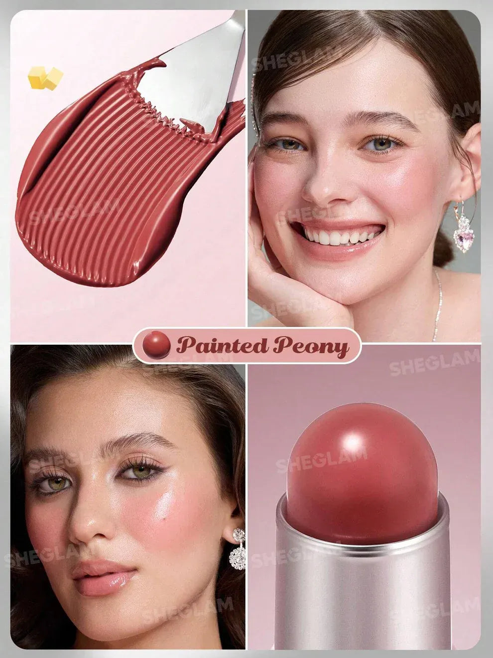 SHEGLAM Buttery Bliss Blush Stick β Creamy Dewy Blush for a Natural Glow