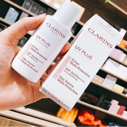 Clarins UV Plus Day Screen Multi-Protection SPF50 / PA++++ 50ml - Rosy Glow
