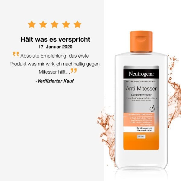 Neutrogena Anti- Mitesser lotion tonifiante toner 200ml - Classy Touch Pk