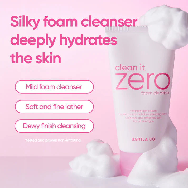 Banila Co clean it Zero Foam Cleanser