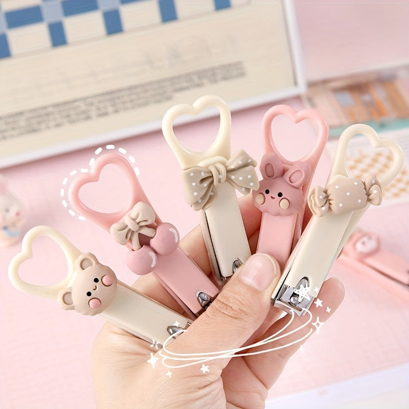 Cute Cartoon Heart Mini Nail Clippers