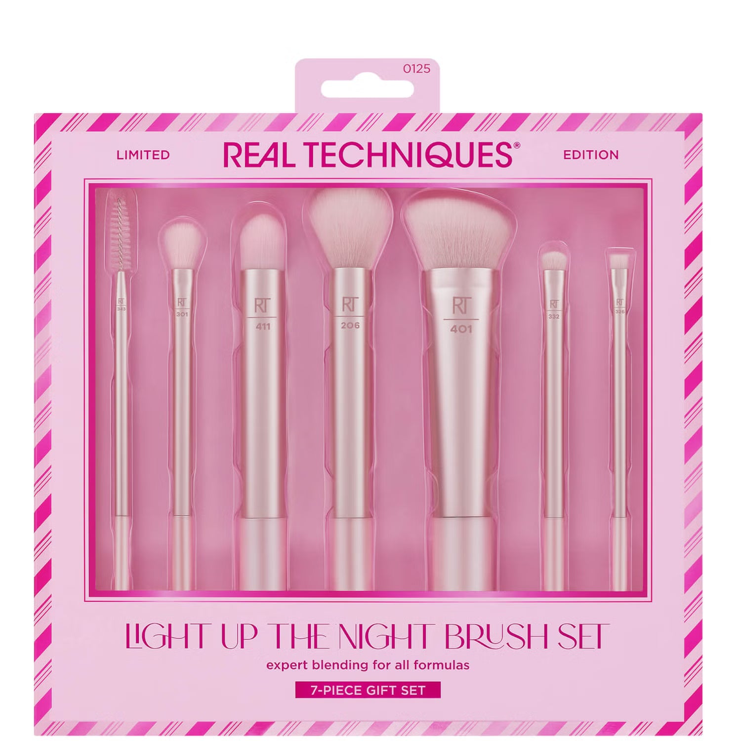 Real Techniques Light Up The Night Bundle (7 Piece Gift Set)