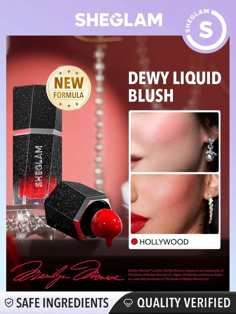 Sheglam Color Bloom Dewy Liquid Blush (Hollywood)