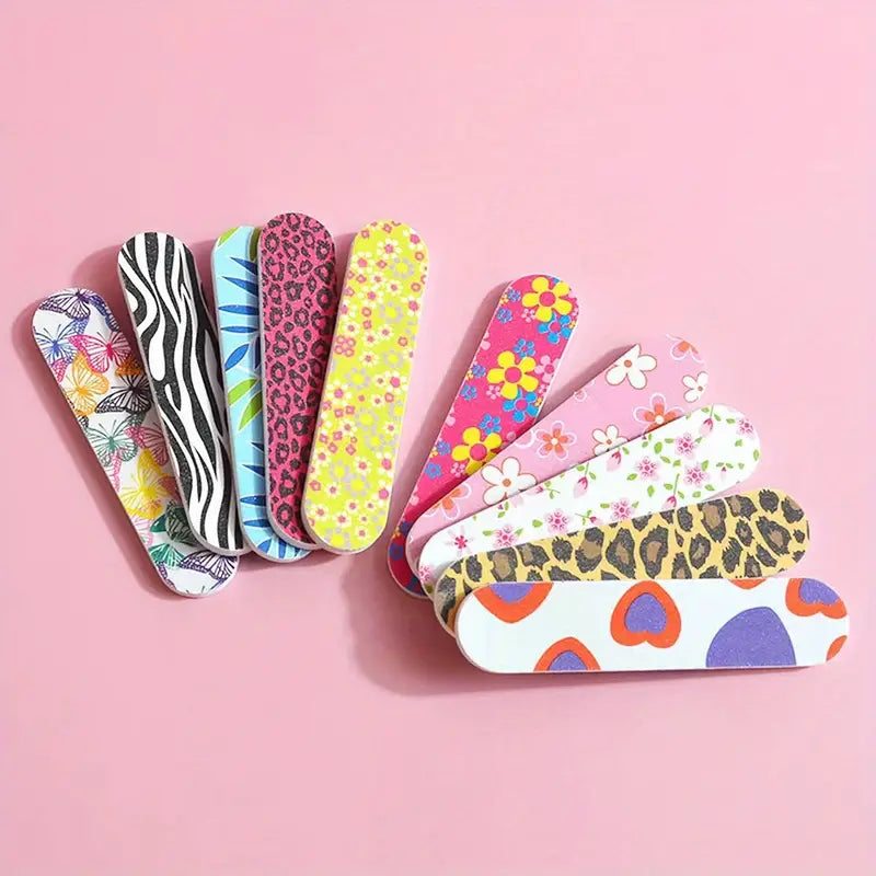 Double-Sided Colorful Nail Files