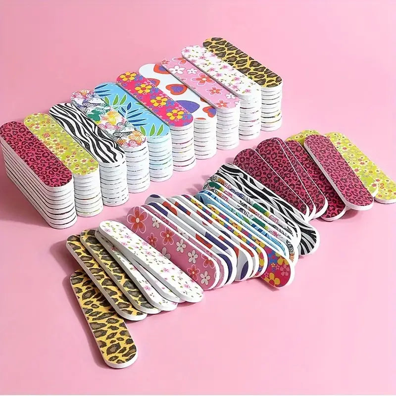 Double-Sided Colorful Nail Files