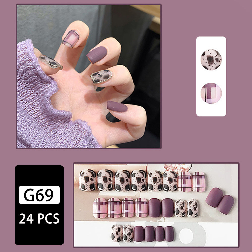 Matte Artificial Acrylic Nails