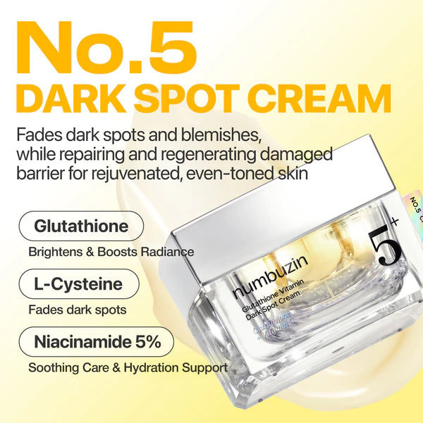 Numbuzin  No.5+ Glutathione Vitamin Dark Spot Cream