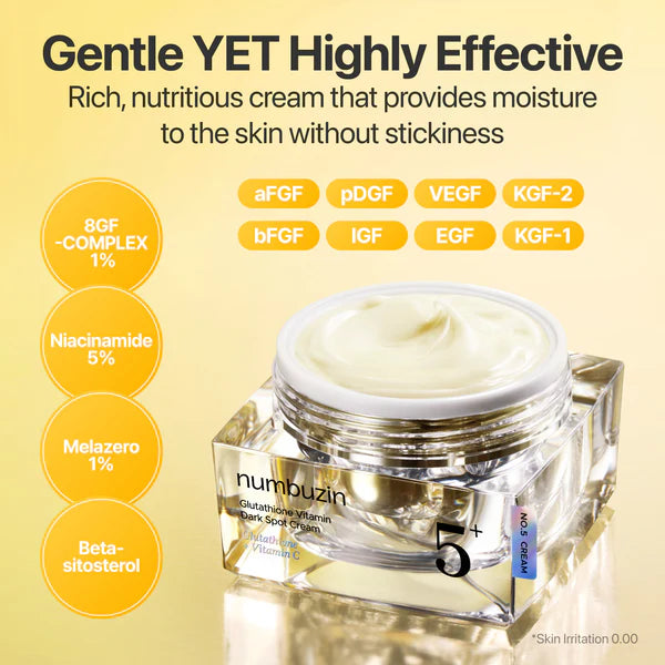 Numbuzin  No.5+ Glutathione Vitamin Dark Spot Cream