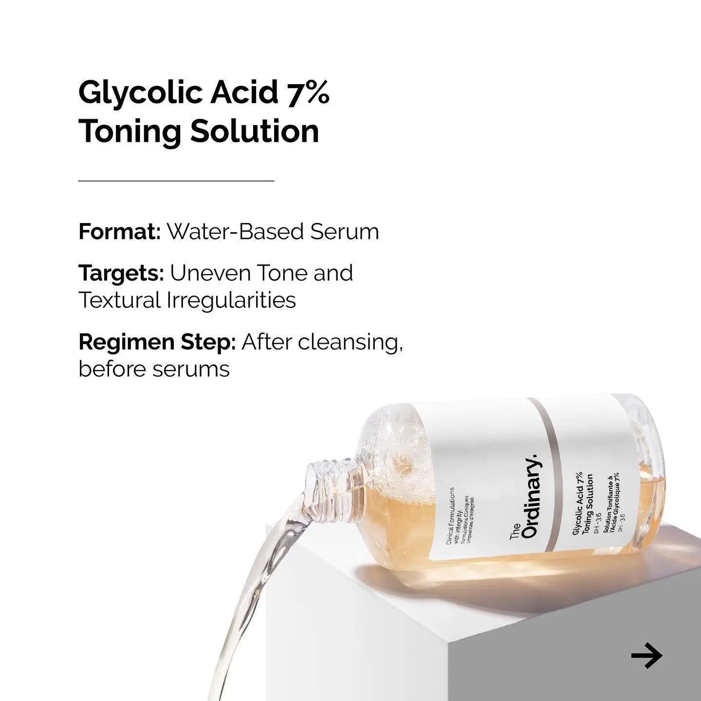 The Ordinary Glycolic Acid 7% Toning Solution - Classy Touch Pk