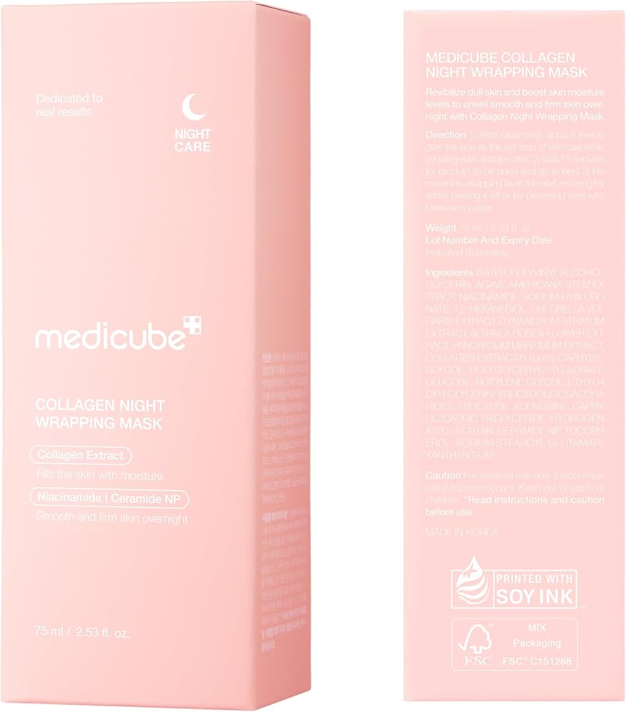 Medicube Collagen Night Wrapping Peel Off Facial Mask