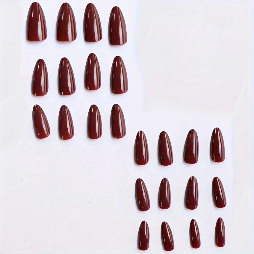 Medium Almond-Shaped Red & White