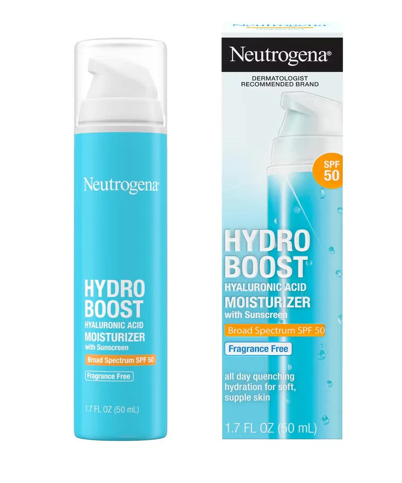 Neutrogena Hydro Boost Hyaluronic Acid Moisturizer with sunscreen - Classy Touch Pk