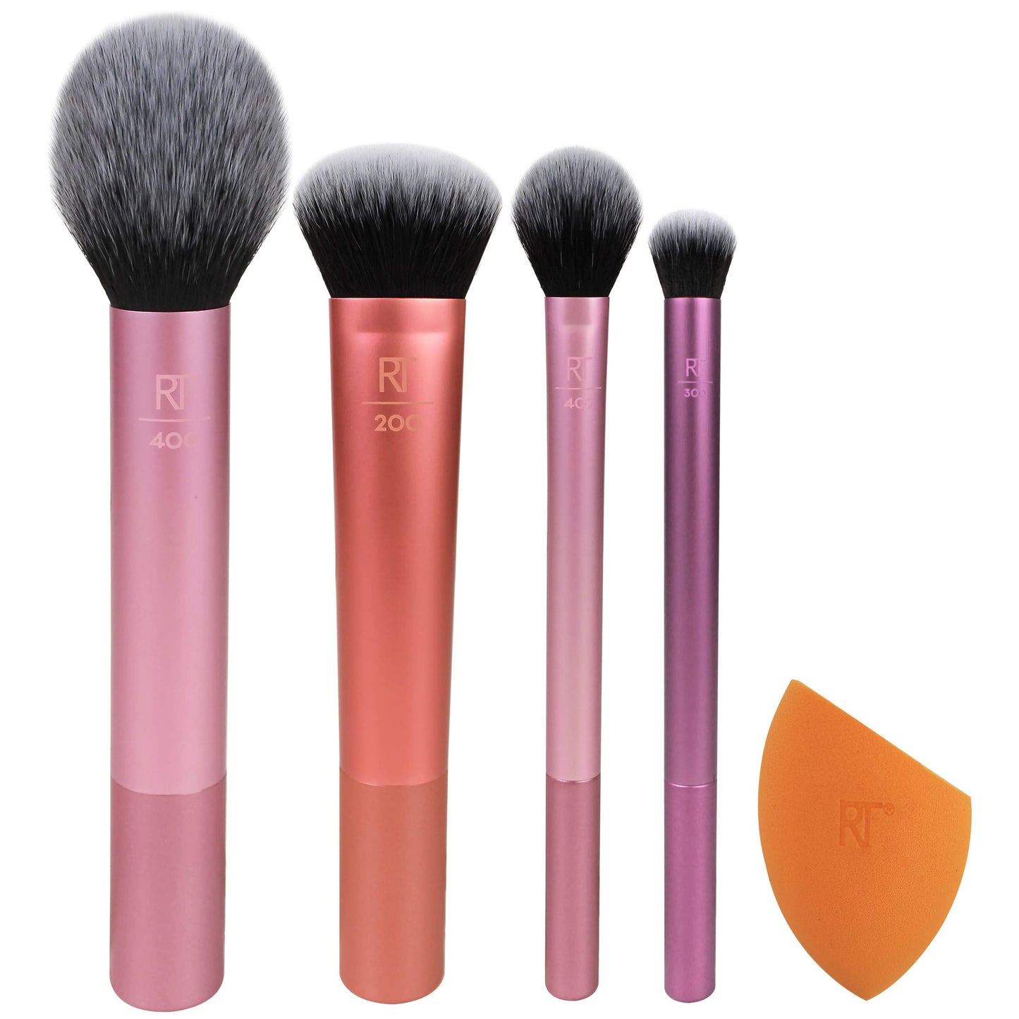 Real Techniques Everyday Essentials Brushes And Sponge Set - Classy Touch Pk