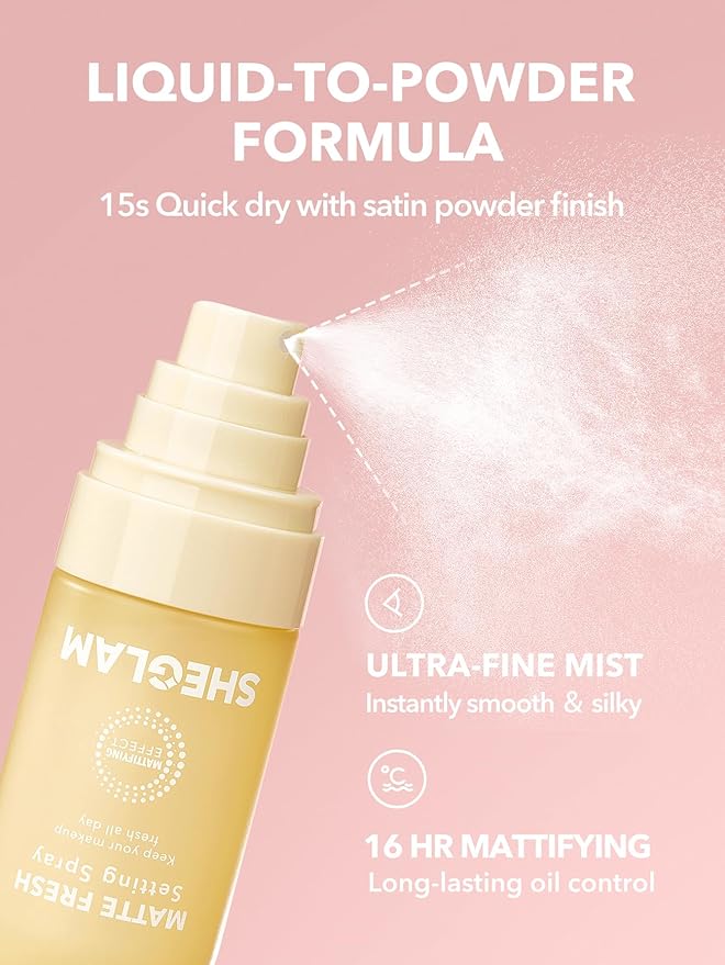 SHEGLAM Matte Fresh Setting Spray Ultra