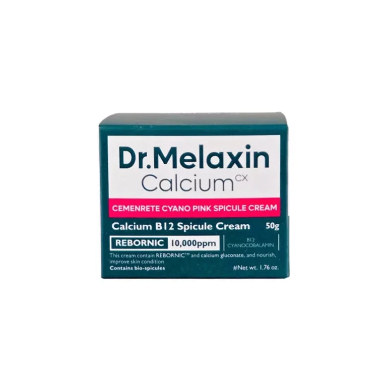 Dr.Melaxin Cemenrete Cyano Pink Spicule Cream with Calcium, Vitamin B12 for under eyes skin, Dark Circles, Fine Lines, Puffiness&Eye Bags Cream, 1.69 fl. oz.