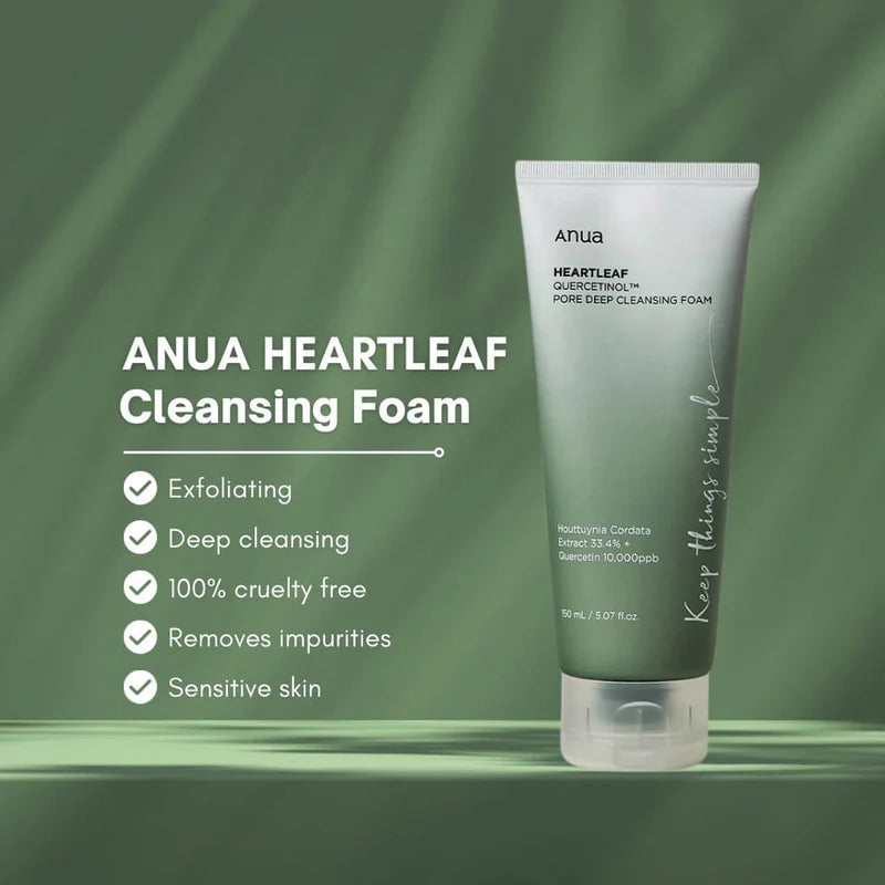 Anua Heartleaf Pore Deep Cleansing Foam 150ml