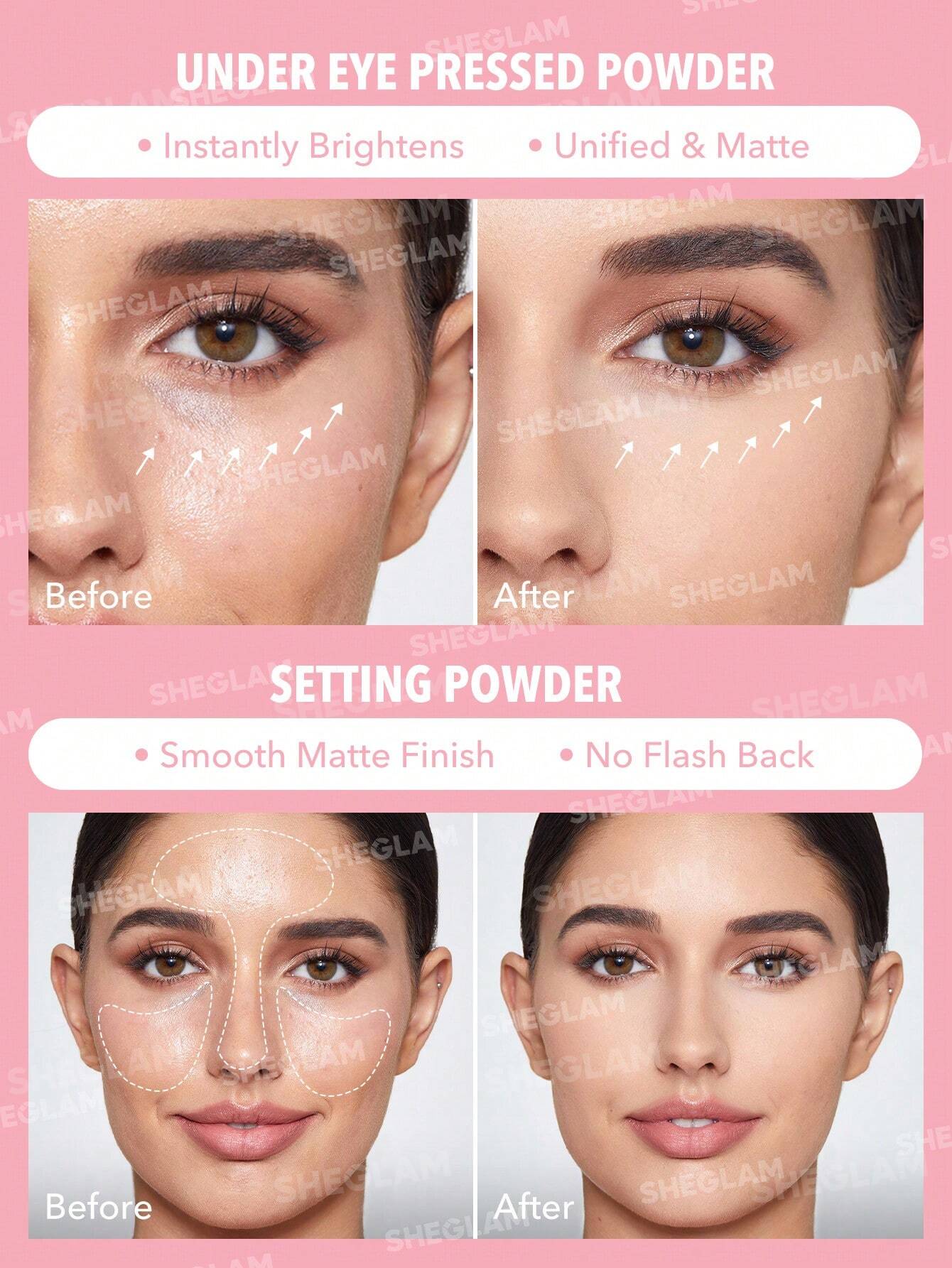 Sheglam Insta-Ready Face & Under Eye Setting Powder
