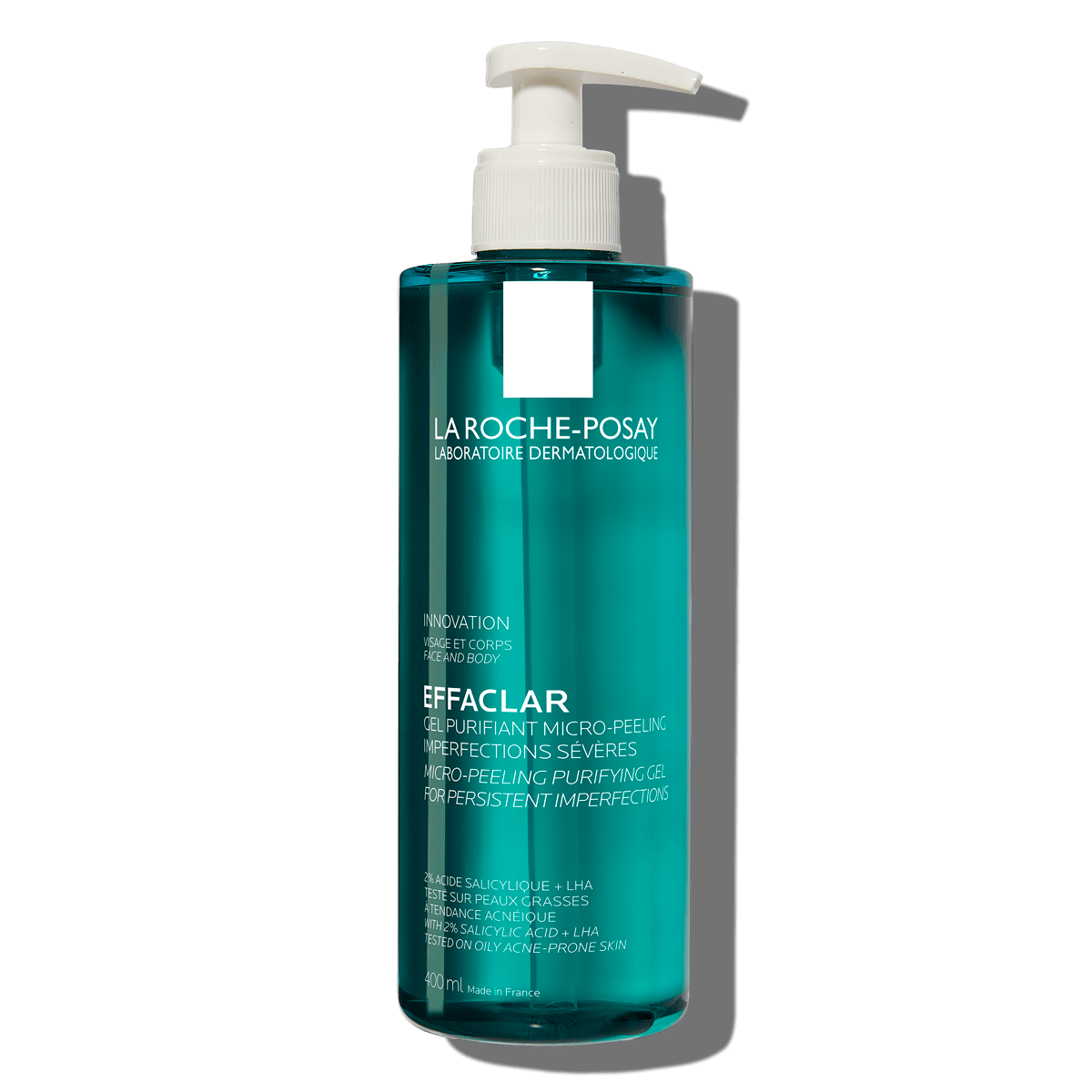 La Roche Posay EFFACLAR Micro Peeling Purifying Gel cleanser  (pump) - Classy Touch Pk