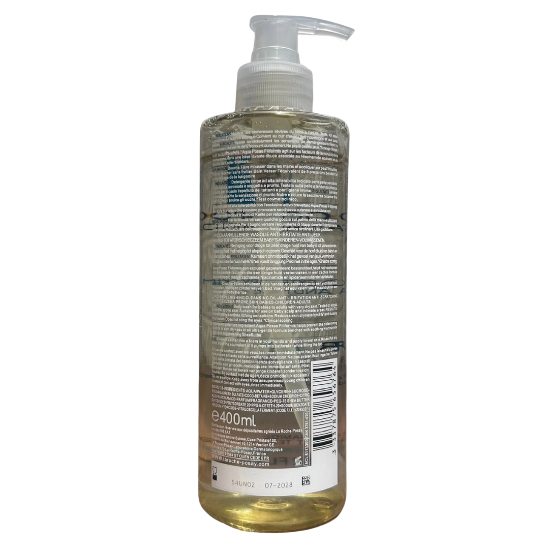 LA ROCH-POSAY LIPIKR AP+ CLEANSING OIL