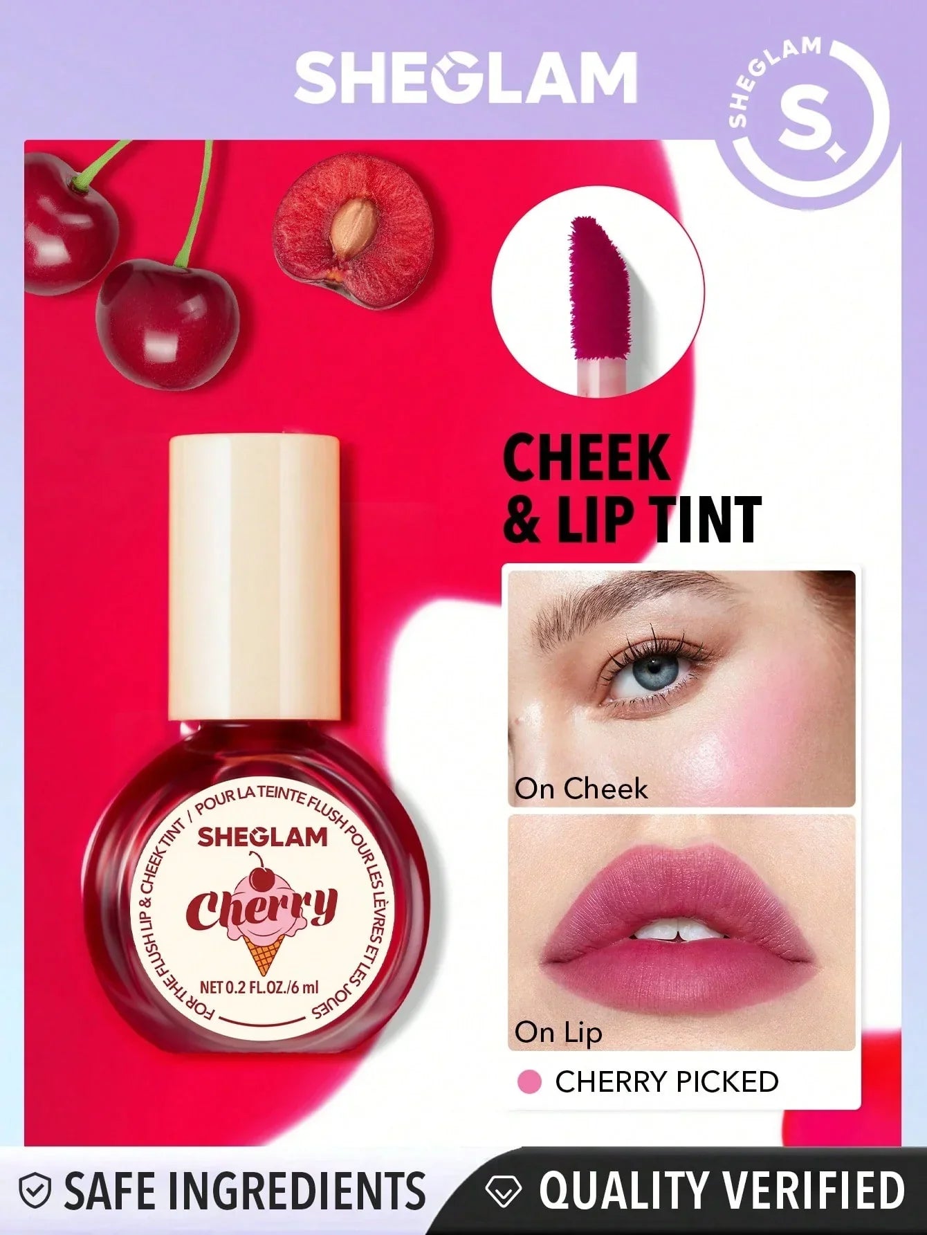 SHEGLAM FOR THE FLUSH LIP & CHEEK TINT - Classy Touch Pk