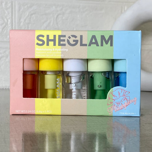 Sheglam Jelly Wow Hydrating Lip Oil  - Pack of 5