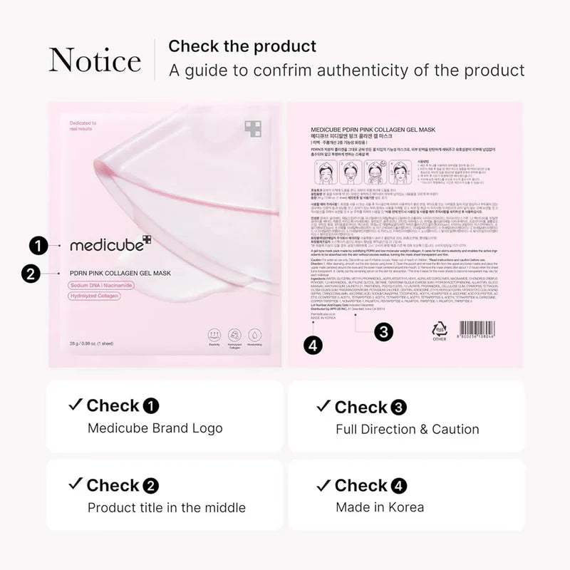 Medicube PDRN Pink Collagen Gel Mask