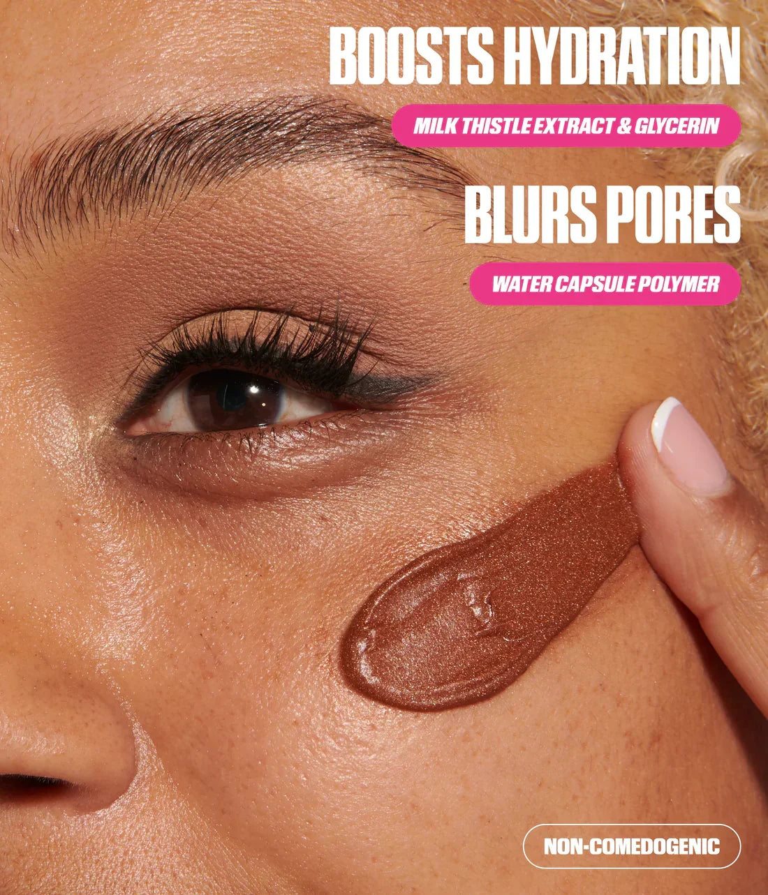 Huda Beauty EASY BLUR SILICONE FREE SMOOTHING PRIMER BRONZE FUDGE