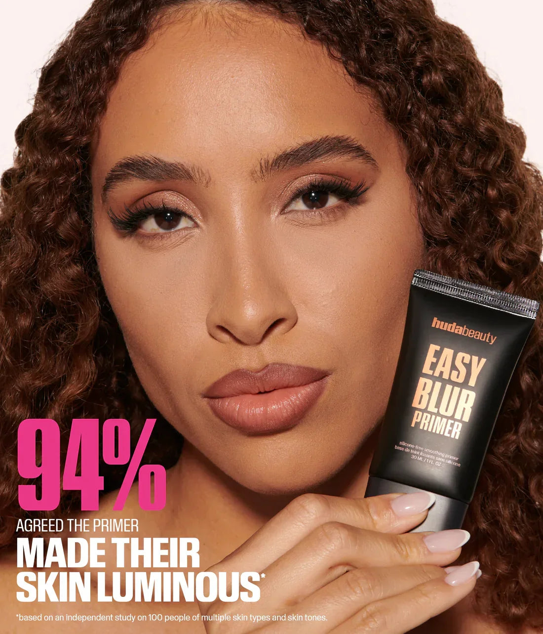 Huda Beauty EASY BLUR SILICONE FREE SMOOTHING PRIMER BRONZE FUDGE