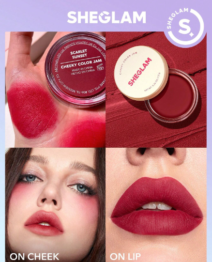 SHEGLAM Cheeky Color Jam - Scarlet Sunset - Classy Touch Pk