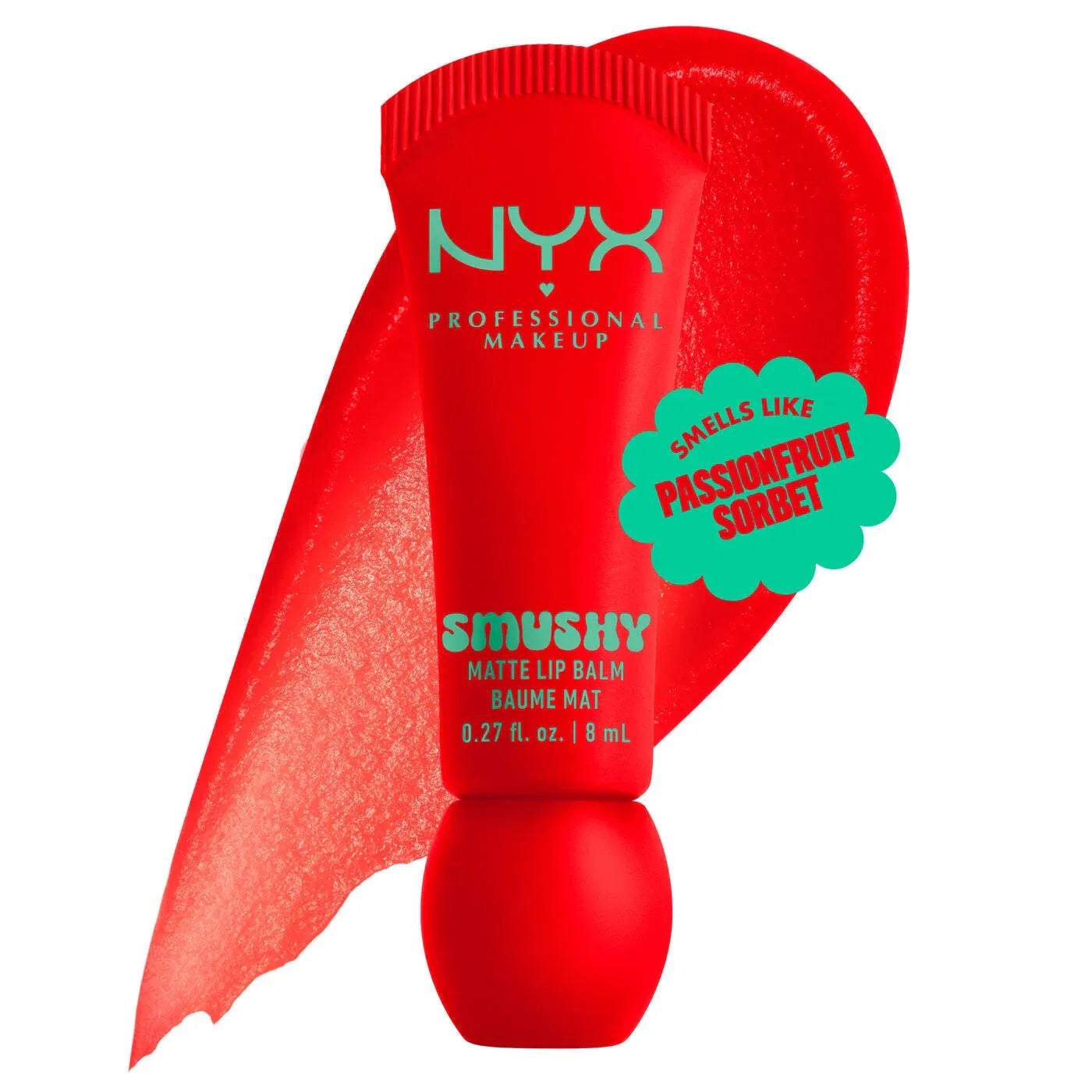 NYX  Smushy Matte Lip Balm, Tinted Lip Moisturizer with Soft, Matte Finish