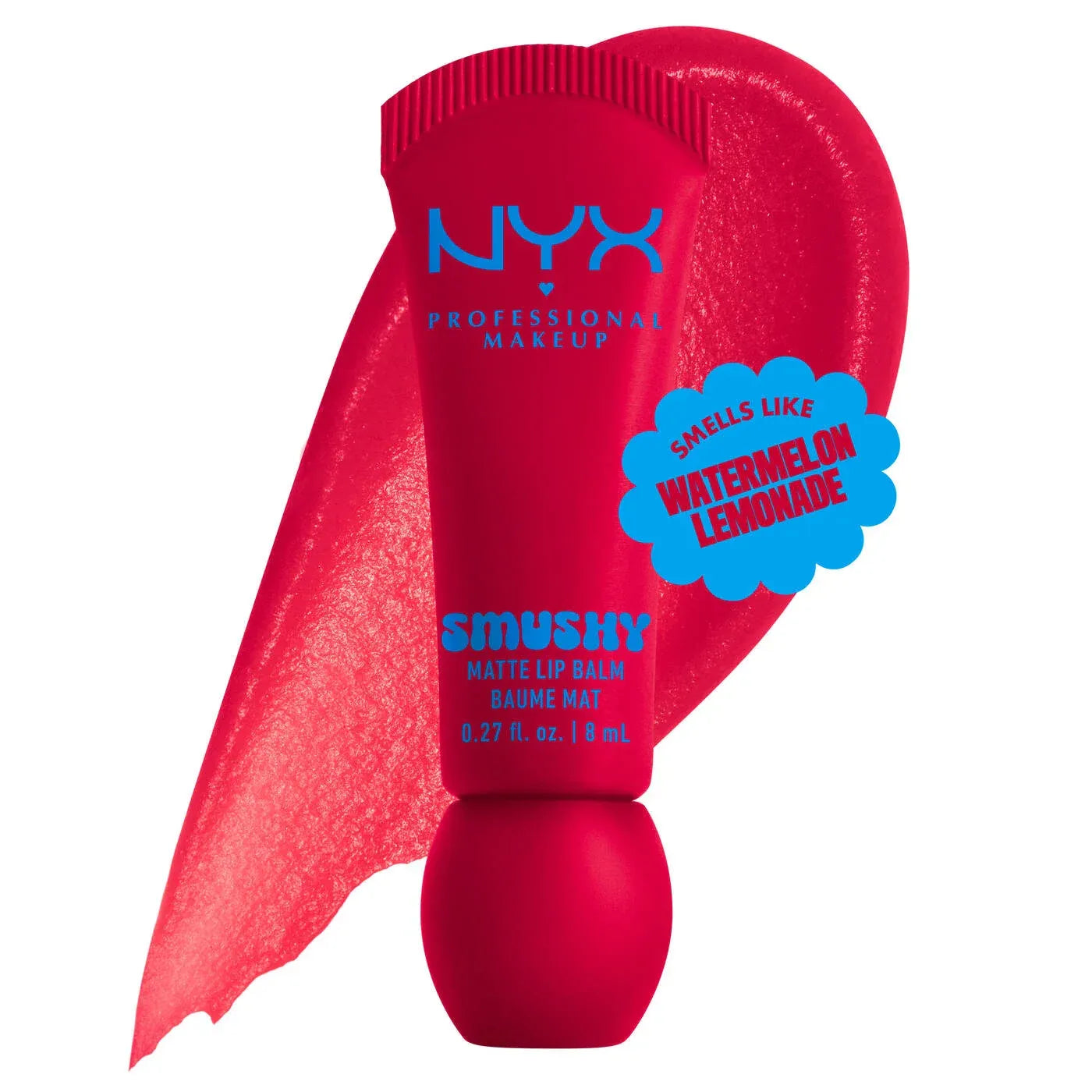NYX  Smushy Matte Lip Balm, Tinted Lip Moisturizer with Soft, Matte Finish