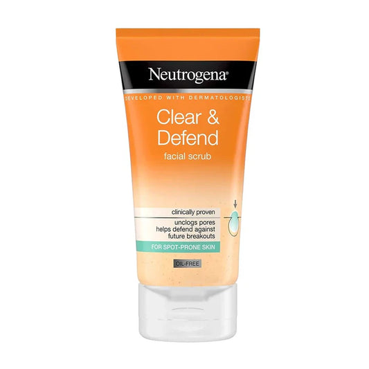 Neutrogena Clear & Defend Facial Scrub - Classy Touch Pk