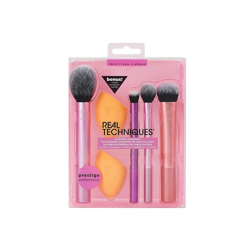 Real Techniques Everyday Essentials Brush & Sponge Set